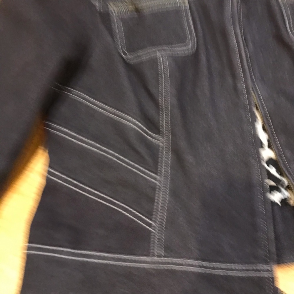 Bandolino Jacket With Leopard Print Lining Sz 12 - image 7